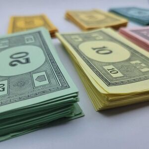 Monopoly Replacement Money Dollars Vintage 1974 Original Parts Pieces Craft